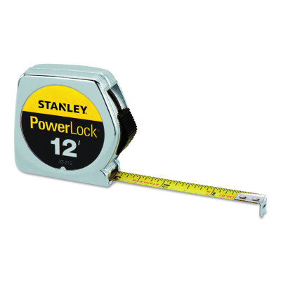 Powerlock Tape Rules 1/2" Wide Blade, 1/2 in x 12 ft