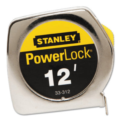 Powerlock Tape Rules 3/4" Wide Blade, 3/4 in x 12 ft