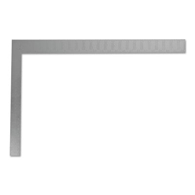 Steel Rafter Squares, 16in x 24in, Back-1/16, 1/10, 1/12in; Face-1/16, 1/8in