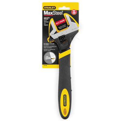 Adjustable Wrenches, 8 in Long, 1 in Opening, Chrome