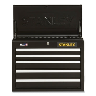 26" 5-DRAWER CHEST - BLACK