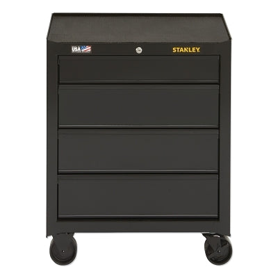 26" 4-DRAWER CABINET - BLACK