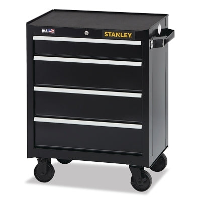 26" 4-DRAWER CABINET - BLACK