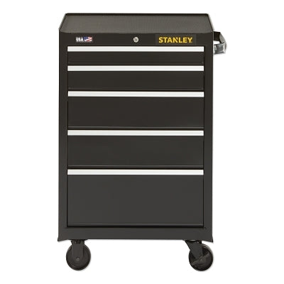 26IN 5 DRAWER CABINET -BLACK