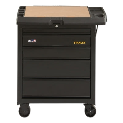 31" 5-DRAWER MOBILE WORKBENCH - BLACK