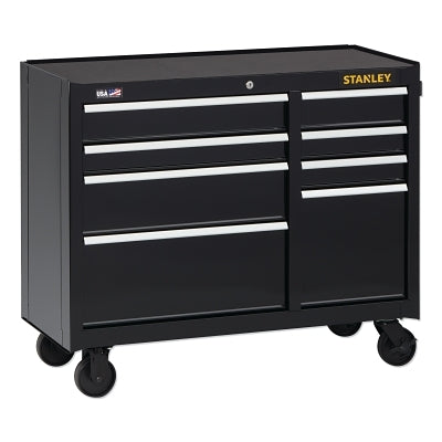 STANLEY 300S 41IN 8 DRAWER CABINET - BLACK