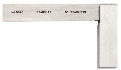 3020 Series Toolmakers' Squares, 1 31/32 in x 3 in, Stainless Steel