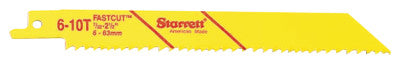HSS Bi-Metal Reciprocating Saw Blades, 18 TPI, Wood; Plastic; Metals