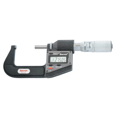 3733 Series Electronic Micrometer without Output, 1"-2", .0001", Inch/Metric