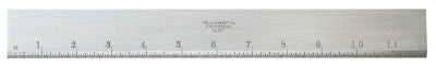 387 Series Straight Edge Rules, 18 in, Steel