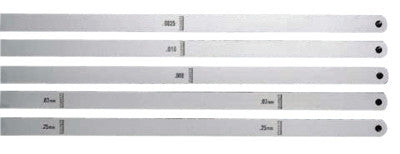 667 Series Thickness Gages, 0.0025 in, 12 in Length