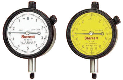 25 Series AGD Group 2 Dial Indicators, 0-100 Dial, 0.5 in Range