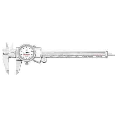 3202 Series Dial Calipers, 0 in-6 in, Stainless Steel