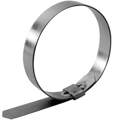 Hosebinder Smooth-Seal Pre-Formed Clamp, 2 3/4" Hose ID, Stainless Steel