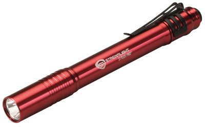 Stylus Pro LED Flashlights, 2 AAA, 65 lumens, Red