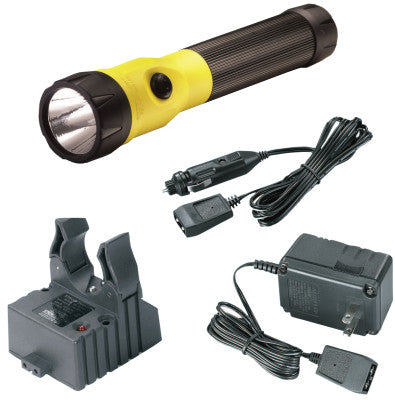 PolyStinger LED Rechargeable Flashlights, 1 3-Cell, 185 lumens, Yellow