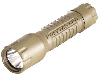 PolyTac LED Flashlights, 2 3V, 275 Lumens, Coyote