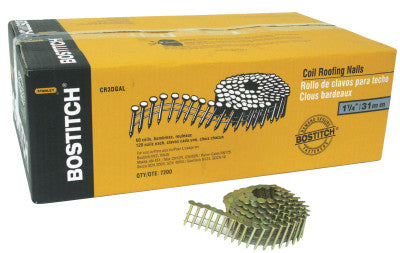 NAIL COIL 120 ROOF 1-1/4" GALV. 7200 PER BOX