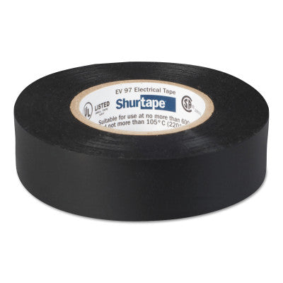 EV 97 Premium Grade UL Listed Electrical Tape, 3/4 in x 66 ft, Black