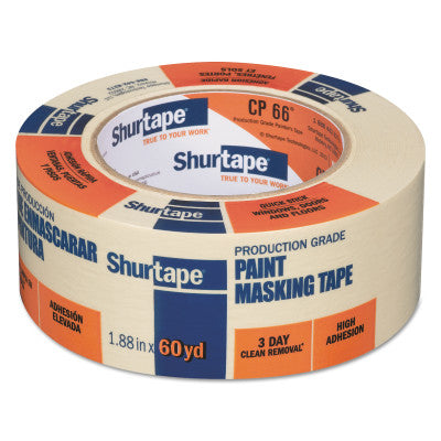 CP 66 Contractor Grade High Adhesion Masking Tapes, 48 mm x 55 m, Natural