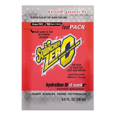6OZ FASTPACK ZERO FRUITPUNCH 4PKS/200CS