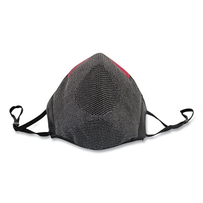 DUAL LAYER FACE MASK  DARK GREY  W FILTER