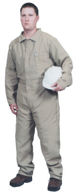 Nomex IIIA Aramid Coveralls, Tan, Large