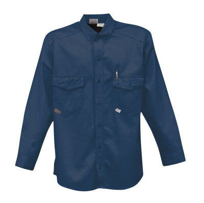 Button-Up Shirts, Medium, Tan/Navy Blue