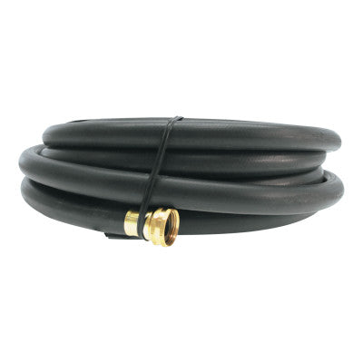 Frontier Black Air/Water Hoses, 0.09 lb @ 1 ft,  1/4 in ID, 500 ft, 200 psi