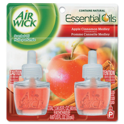 Scented Oil Refill, Warming - Apple Cinnamon Medley,0.67oz, Orange