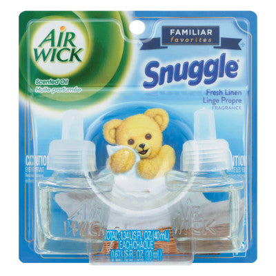 Scented Oil Twin Refill, Snuggle Fresh Linen, 0.67 oz