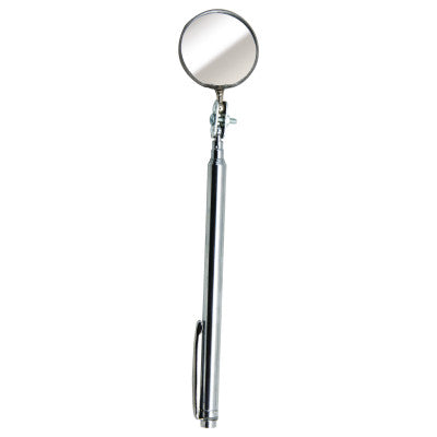 Pocket Telescoping Inspection Mirrors, 1 1/4 in Dia., 4 1/2 in-18 1/2 in L