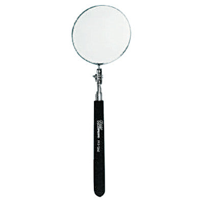 Telescoping Inspection Mirrors, 3 1/4 in Dia., 6 1/2 in-29 1/2 in L