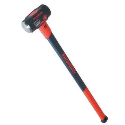 Sledge Hammers, 8 lb, 34 1/4 in Fiberglass Handle