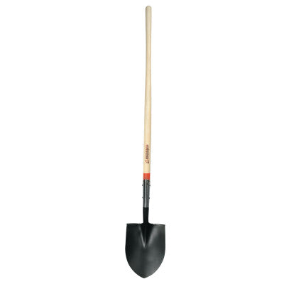 Round Point Shovels, 12 X 9.5 Blade, 48 in White Ash Straight Handle