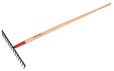 Level Rake for Gravel, 15 1/2 in Steel Blade, 66 in White Ash Handle