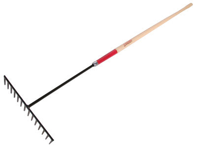 Level Rake, 16 in Forged Steel Blade, 60 in White Ash Handle