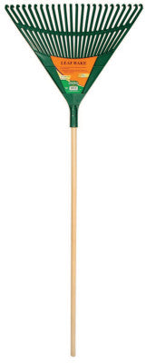 Leaf Rake, 24 in Poly Blade, 48 in Hardwood Handle