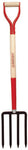 Spading Forks, 4-tine, 30 in White Ash/Steel handle