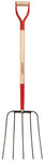Special Purpose Forks, Hay w/Flex-Beam, 5-oval tine, 34 in handle