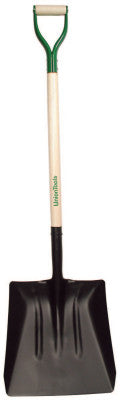 General & Special Purpose Shovels, 15.5 X 14.5 Blade, 39 in White Ash D-Grip