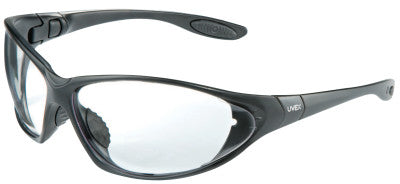 Seismic Sealed Eyewear, Clear Lens, Polycarbonate, Hard Coat, Black Frame