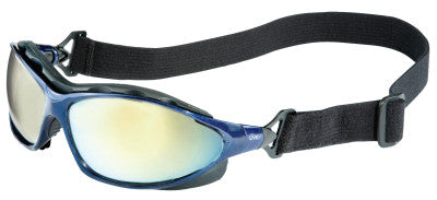 Seismic Sealed Eyewear, Reflect-50 Lens, UvextraAF, Metallic Blue Frame