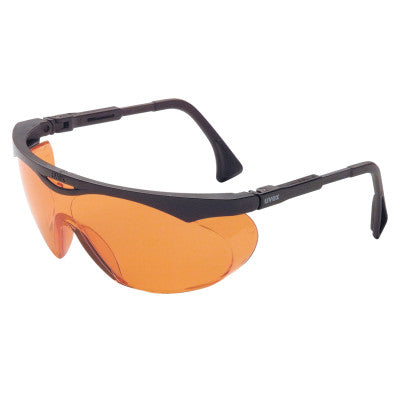 Skyper Eyewear, Orange Lens, Polycarbonate, Uvextreme AF, Black Frame, TPU