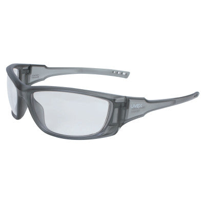 A1500 Series Safety Eyewear, Clear Lens, Hard Coat, Gray Frame