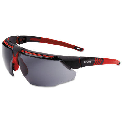 Avatar Eyewear, Gray Lens, Anti-Fog, Red Frame