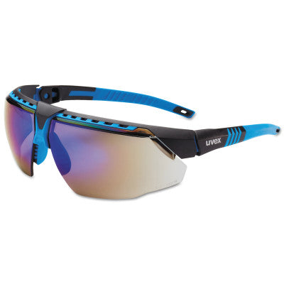 Avatar Eyewear, Blue Mirror Lens, Hard Coat, Blue Frame