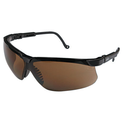 Genesis Eyewear, Espresso Lens, Polycarbonate, Ultra-dura, Black Frame