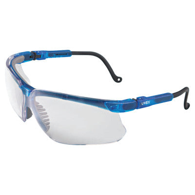 Genesis Eyewear, Clear Lens, Polycarbonate, Ultra-dura, Blue Vapor Frame