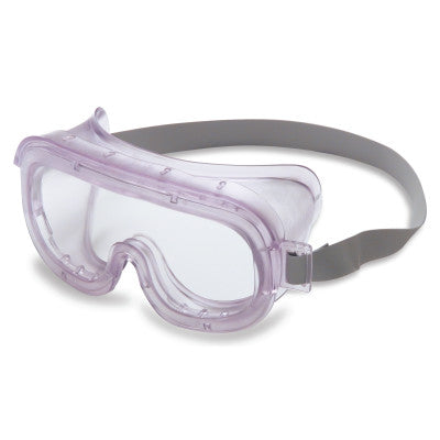 Classic Goggles, Clear Frame, Clear Lens, Uvextreme Antifog, Hood Indirect Vent